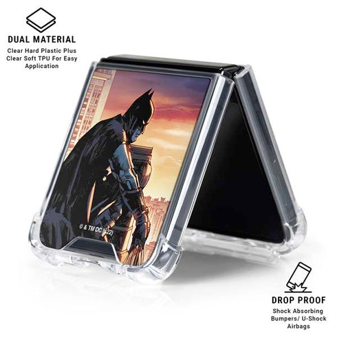 DC Comics Batman War on Crime Cover (Brazil) Galaxy Z Flip6 Clear Case